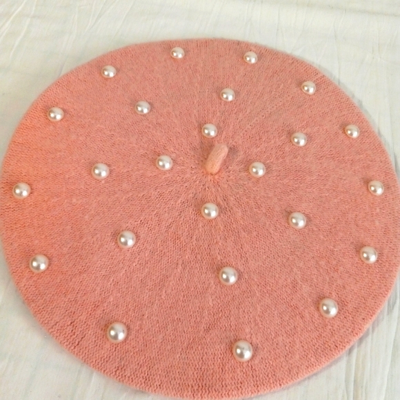 Impulse Fashion Accessories - Pink Felt Wool Beret